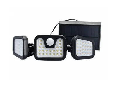 Aplique solar triple