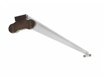 Canoa para tubo led doble