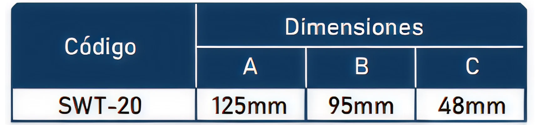 Dimensión aplique solar a muro