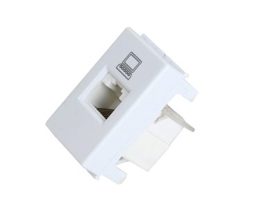 MODULO TOMA RED COMPUTACION RJ45/6E (BLANCO)