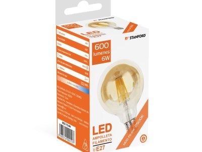 AMPOLLETA LED FG GLOBO VINTAGE 6W 2500K E27 220V