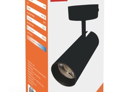 FOCO SPOT 20W NEGRO 3500K