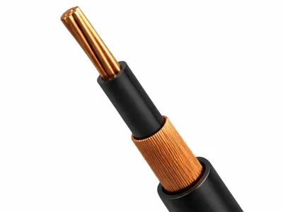 CABLE CONCENTRICO 2X4.0MM2 70°C 600V CU/PVC/ POLIETILENO ST3 NEGRO ROLLO 200MTS