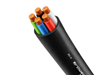 CABLE MULTICONDUCTOR RV-K 5X1.5MM2 90°C 0.6/1KV CU/XLPE/PVC NEGRO CARRETE